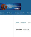 JOURNAL OF THE ENTOMOLOGICAL RESEARCH SOCIETY杂志封面